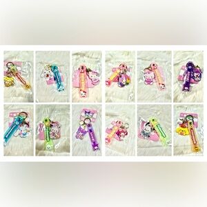 Bundle of 12 Sanrio character keychains